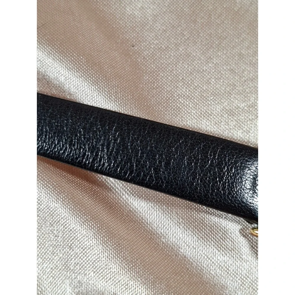 Gucci 30002.L Vintage Ladies Wristwatch‎ Gold Plated Black Dial Roman Numerals